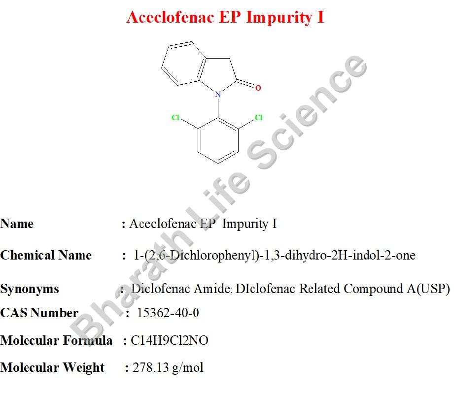 Aceclofenac EP  Impurity I